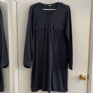 Gray J. Crew shirt dress